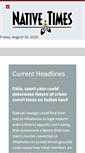 Mobile Screenshot of nativetimes.com